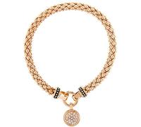Nine West - Bracciale da donna in scatola con pavé di cerchio elasticizzato, oro/cristallo, oro