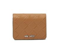Nine West Bryn Lee Slg Flap Cc Case Portafoglio, Logo marrone/cammello, Taglia unica, Bryn Lee Slg Flap Cc Case Portafoglio