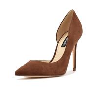 Nine West Décolleté Folowe Donna, Camoscio Marrone Medio 210, 37 EU