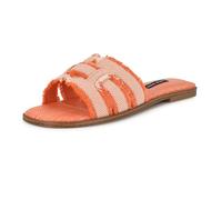 NINE WEST Germanny, Sandali Bassi Donna, Arancione Naturale Multi 800, 39 EU