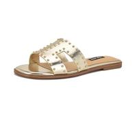 Nine West Giny, Sandali Bassi Donna, Oro 710, 39 EU