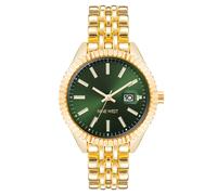 Nine West Gold Metal Bracelet Watch