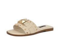 NINE WEST Griyen, Sandali Bassi Donna, Crema 150, 39 EU
