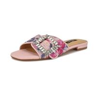 NINE WEST Laniey, Sandali Bassi Donna, Stampa Giardino Mistico Rosa Multi 680, 37 EU