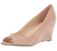 NINE WEST Mantello 9 x 9 cm, Sandali con Zeppa Donna, Barely Nude, 41 EU