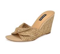 Nine West Nikhil, Sandali con Zeppa Donna, Naturale 110, 38 EU