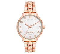 Nine West Orologio Analogico al Quarzo Giapponese Donna con Cinturino in Metallo NW/2928SVRG