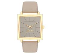 Nine West Orologio Analogico al Quarzo Giapponese Donna con Cinturino in Pelle Sintetica NW/2922GPTP
