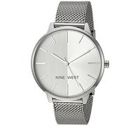 Nine West Orologio con bracciale a maglie da donna