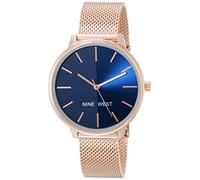 Nine West Orologio con bracciale a maglie da donna