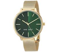 Nine West Orologio con bracciale a maglie da donna