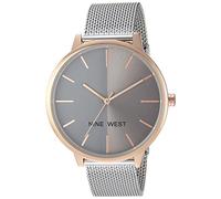 Nine West Orologio con bracciale a maglie da donna