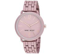 Nine West Orologio con bracciale gommato da donna, NW/2148MVMV