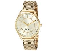 Nine West Orologio con bracciale in rete da donna, NW/1922CHGB