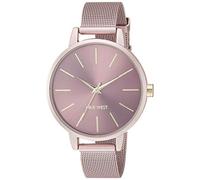 Nine West Orologio con bracciale in rete da donna, NW/2280PKPK