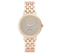 Nine West Orologio da donna con quadrante accentato glitterato, NW/2402