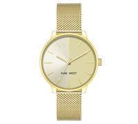 Nine West Gold Stainless Steel Bracelet Watch