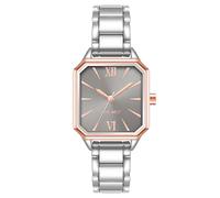 Nine West Orologio da polso da donna, Argento/oro rosa, NW/2903GYRT
