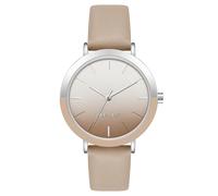 Nine West - Orologio da polso da donna, Marrone Chiaro/Argento