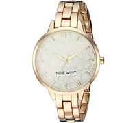 Nine West - Orologio da polso da donna, Oro