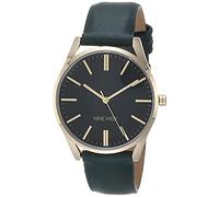 Nine West - Orologio da polso da donna, Verde/Oro