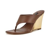 Nine West Presa donna, Marrone medio/oro 210, 37.5 EU