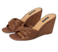 Nine West Sandali con zeppa Nikhil Donna, Marrone medio 210, 36 EU
