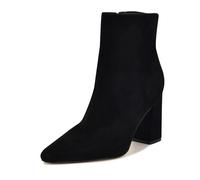 Nine West Stivaletti Reraye Donna, Camoscio Nero 001, 38.5 EU