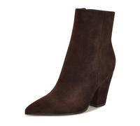 Nine West Stivali Ariza Mid Polpaccio Donna, Camoscio Marrone Scuro 201, 36.5 EU