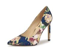 NINE WEST Tatiana, Scarpe décolleté Donna, Navy Fall Floral Multi 400, 35.5 EU