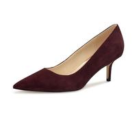 Nine West Women's Arlene Pump, Burgundy Suede 603, 10
