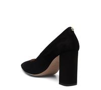 Nine West Women's Astoria Pump, Black Suede, 8.5 Medium US