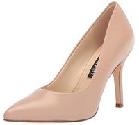 Nine West Womens Flax Suede Pointed Toe Classic Pumps, Light Natural, Size 6.5