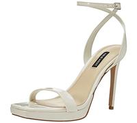 Nine West Women's Zadie3 Heeled Sandal, Chic Cream, 5