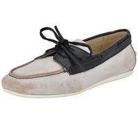 NINE WEST Yacht, Mocassino Donna, Bianco Blu Multi 142, 35 EU