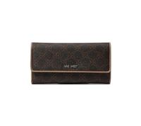 Nine West Zuri SLG Check Sec, Portafoglio Donna, Logo marronelatte, Medium