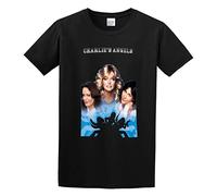 NINEAIR Charlie's Angel TV Series 1976-1981 Comedy Unisex 100% Cotton Short-Sleeve T-Shirts Black M