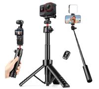Nineigh 65cm Mini Selfie Stick Treppiede da Tavolo Compatibile con DJI Osmo Pocket 3,GoPro, Insta360, Portatile Treppiede per Piccolo Fotocamera e Smartphone con Telecomando per Viaggio Video Vlog