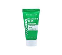 NINELESS - Mini Limpiador A-Control Heartleaf & BHA Cleanser