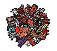 NINENINE 25 toppe miste a forma di band rock, termoadesive per abbigliamento, ricami, vestiti, giacche, applique punk musica