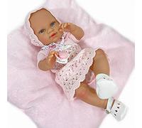 Nines Artesanals d'Onil - Bambola Baby Neonato Crochet con Cuscino in Omaggio (450)