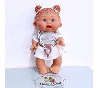 NINES D'ONIL Pepote PEPOTES 28cm Bambola Profumata Collezione Vinile Mini Reborn