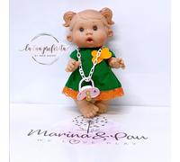 NINES D'ONIL Pepote PEPOTES 28cm Bambola Profumata Collezione Vinile Mini Reborn