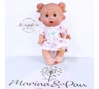 NINES D'ONIL Pepote PEPOTES 28cm Bambola Profumata Collezione Vinile Mini Reborn
