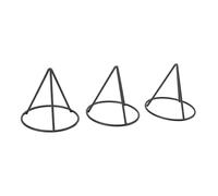 NINESHE 3Pcs Iron Avocado Starter Rack, Staffa in Metallo Triangolare Stabile, Vasi di Ghianda Rustici per Bancone da, Davanzale, Scaffale, Barattolo in Bocca Larga 3,4 Pollici
