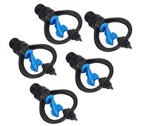 NINESHE 5 Pezzi di Irrigazione da Giardino con Filettatura Maschio G1/2 in Plastica, L'Alimentazione Idrica Principale può Essere Collegata Direttamente, Strumento di Irrigazione per Piant