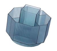 NINESHE Porta Della Penna a Grande Capacità, Supporto a Matita a Rotazione Multifunzionale, Organizzatore di Marker Caddy, Organizzatori Della Scrivania per Penne, Gomme, Sovrani (Blu)