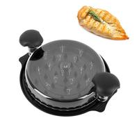 NINESHE Tritacarne per Pollo, Tritacarne Visibile a Torsione, Tritacarne con Coperchio Trasparente per Tritare Pollo, Manzo e Altre Verdure in modo Efficiente (Nero)