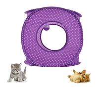 NINESHE Tunnel pieghevole per gatti, tenda da gioco portatile per gatti, conigli, cuccioli e piccoli animali domestici