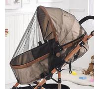 NINESPRING Zanzariera Passeggino Universale e Carrozzine,Zanzariera per Carrozzina a Maglia Fine per Carrozzina, Seggiolino Auto, Letto Ombrello,Robusta e Lavabile,Nero